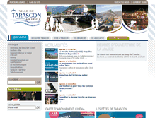 Tablet Screenshot of mairie-tarascon.com